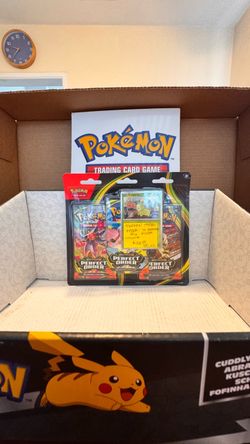 Pokemon TCG 3 Pack Blister Chikorita (Sealed) *Read Disc*