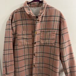 Women's Sherpa Lined Flannel Shirt Jacket