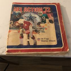 1972 Sunoco NFL Football Sticker Album