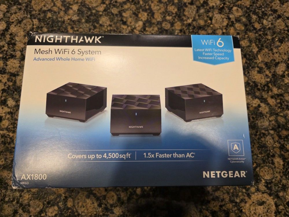 Like New Netgear Nighthawk MK63 / AX1800 WiFi Router Wifi6