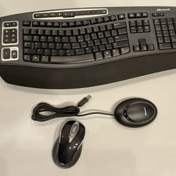 Microsoft Wireless Laser `5Keyboard 6000 V2  With Mouse And Receiver