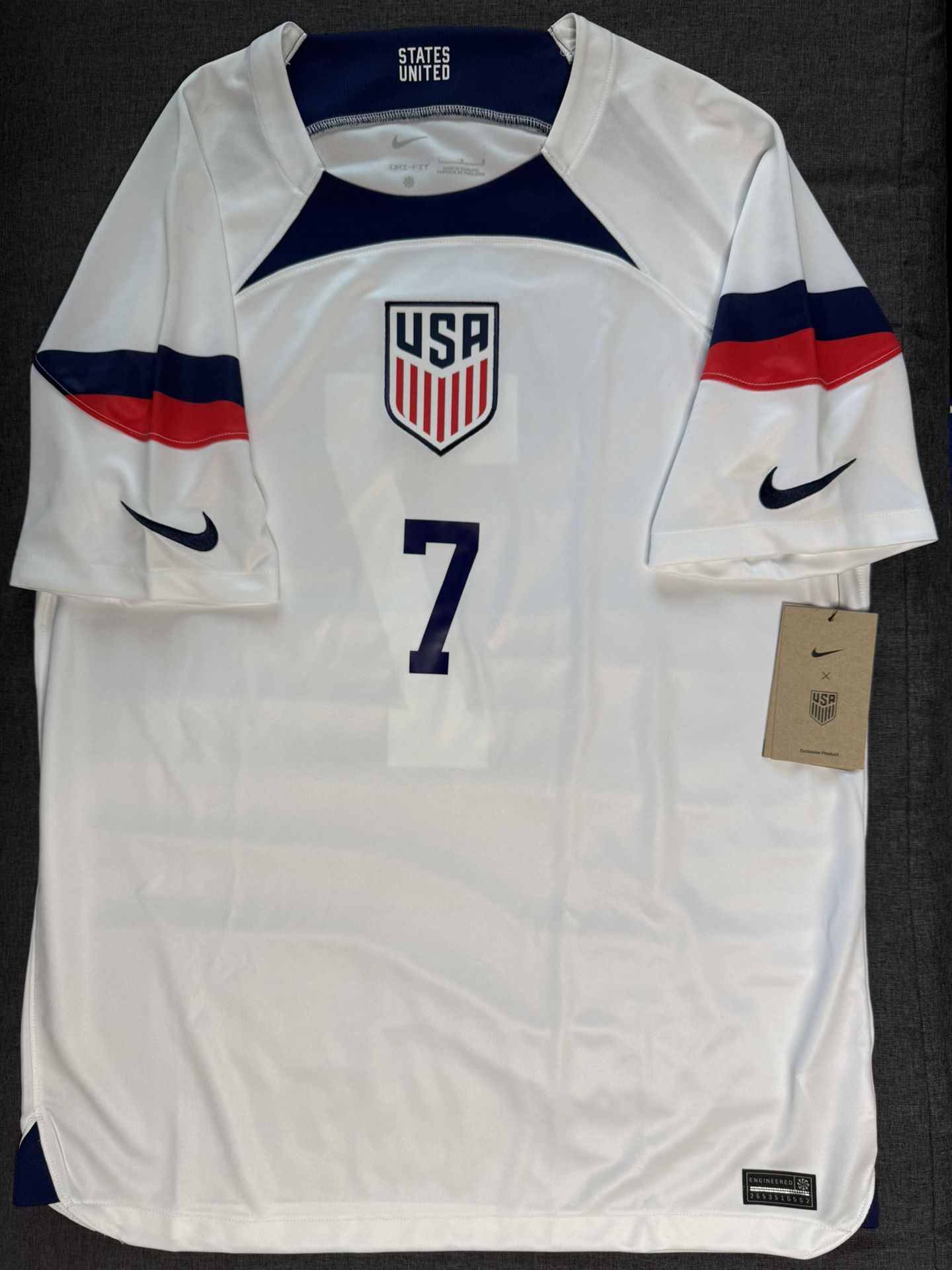 Nike Men's USA 2022/23 Home soccer Jersey