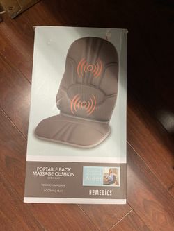 Homedics Brown Portable Back Massage Cushion