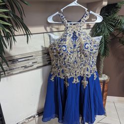 Royal Blue Teen Dress 