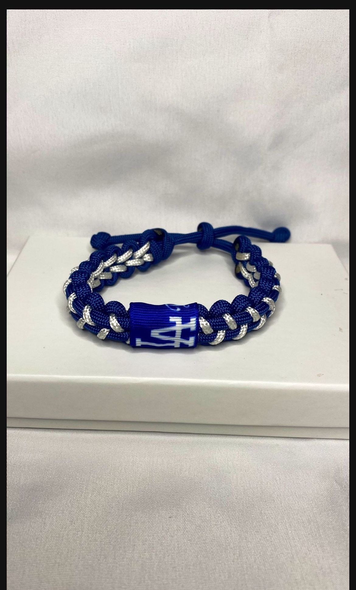 Dodgers Braided Bracelet