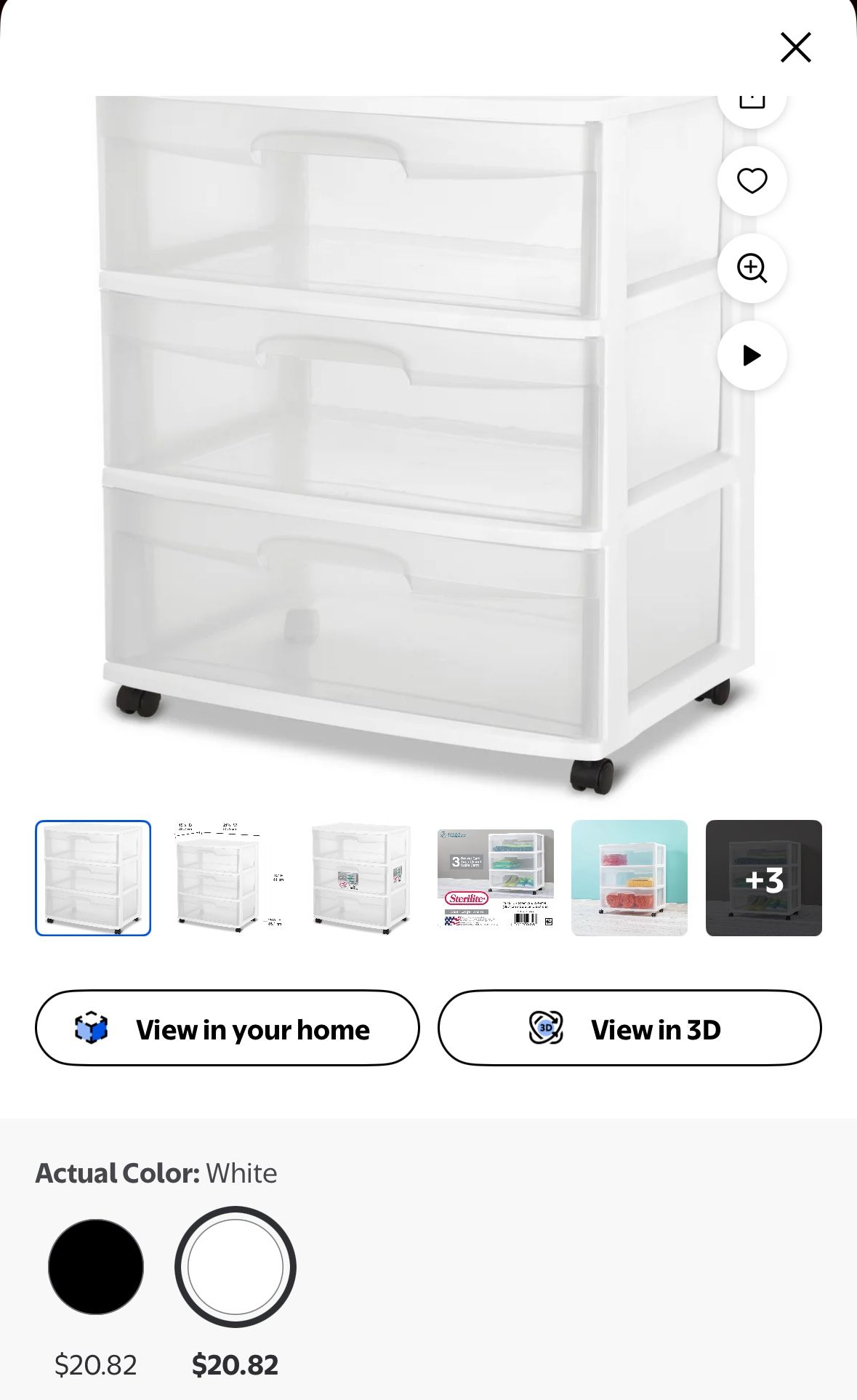 3 Drawer Storages