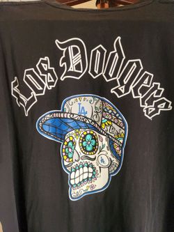 Los Dodgers Sugar Skull Graphic T-Shirt
