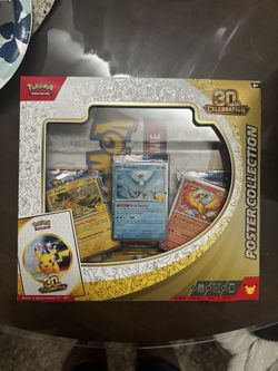 Pokémon 30th poster collection, new seal in hand