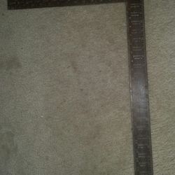 Vintage Sargent Copper Coated Framing Square 