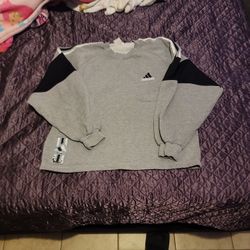 Adidas Sweater Medium Size With Baggy Sleeves 