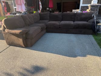 FREE Down sectional couch Brown