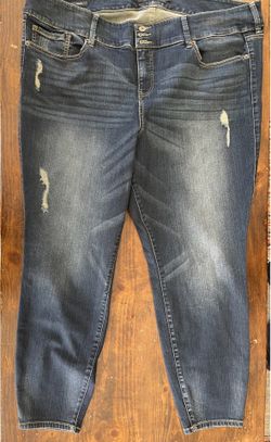 Lot of 2 Torrid Denim Capris