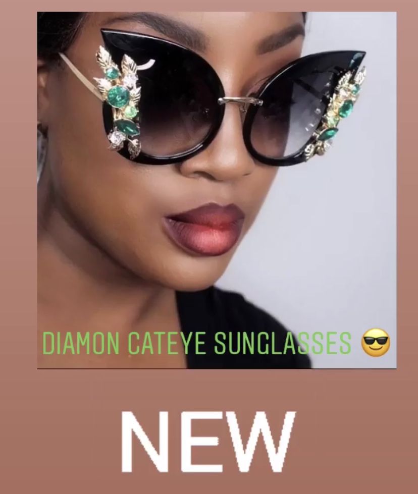Diamond Cateye Sunglasses 🕶