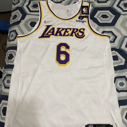 Authentic Lebron James Lakers Jersey