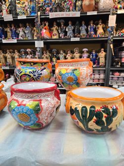 🪴Talavera Pot  🪴 $45 cada una.  12031 Firestone Blvd Norwalk CA 90650..