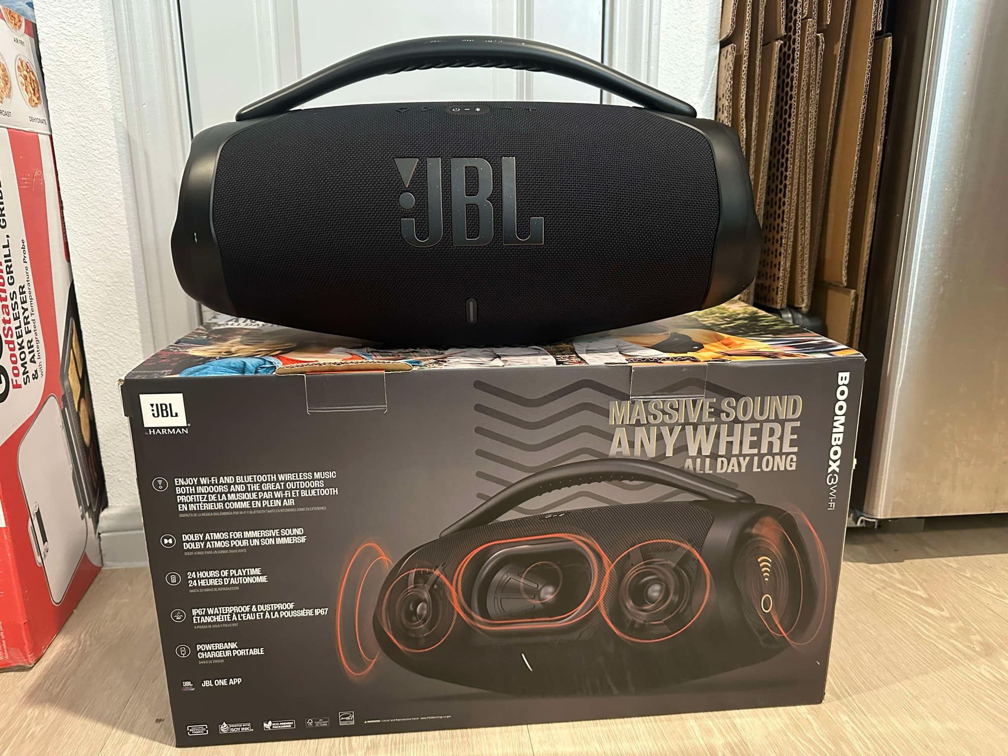 JBL Boombox 3 Wi-Fi Portable Wireless Speaker 💥