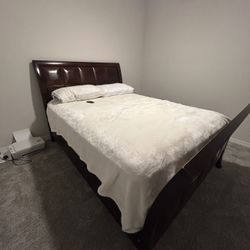 Queen Bed Frame And Mattress 