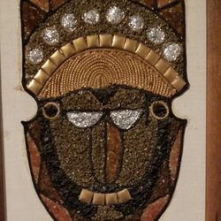 Vintage Gravel Art Mask