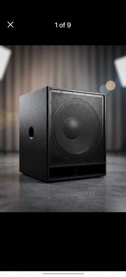 Pair of BASSBOSS DJ18S-MK3 18" Powered Subwoofers (2500W RMS Each) - Like New