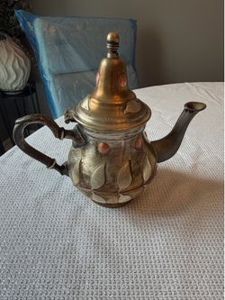 #7- Antique decorative teapot