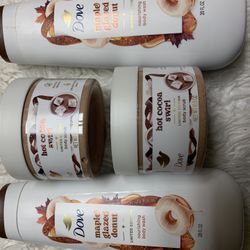 4/$20 Dove Body Wash & Body Scrub 