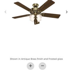 Antique Brass ceiling fan