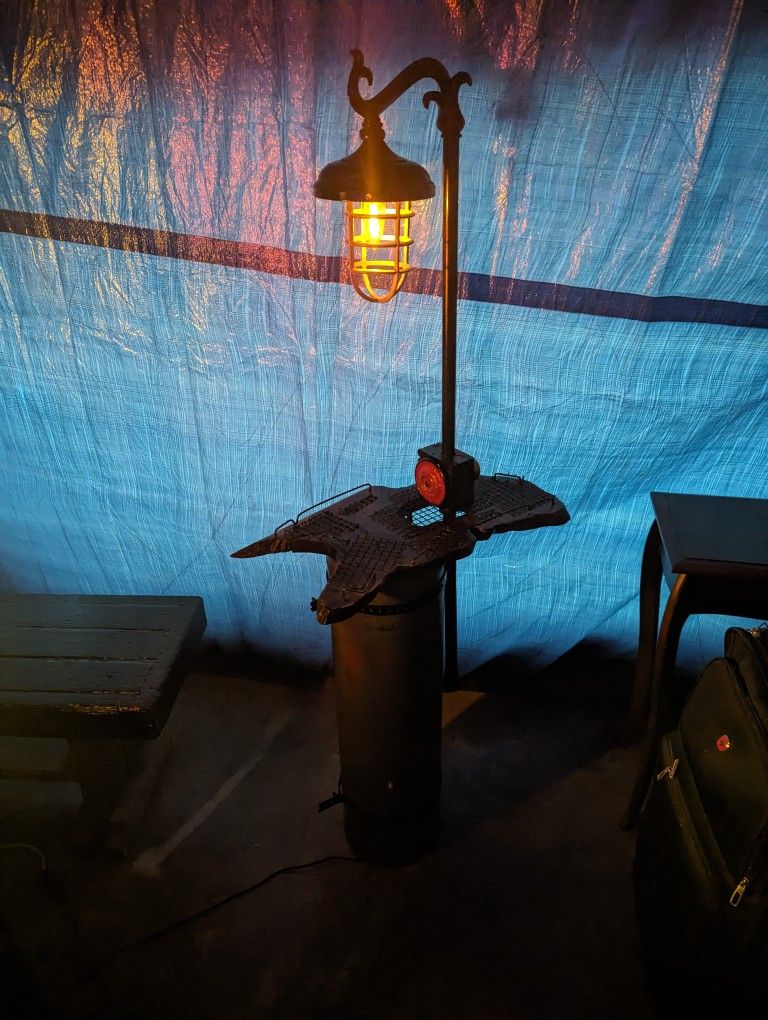 Custom End Table/Floor Lamp