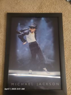 Holographic Michael.jackson Framed Poster