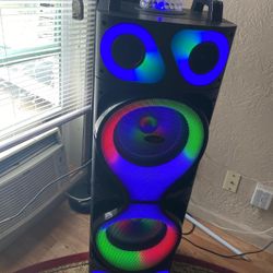 Bocina Bluetooth Karaoke 🎤 Recargable Micrófono Inalámbrico 