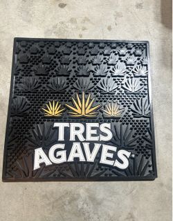 Tres Agaves Tequila cocktail bar spill mat