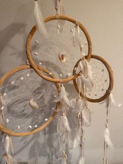 Boho Triple Dream Catcher Wall Hanging