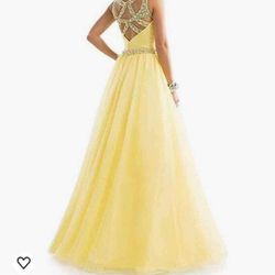 Yellow PROM dress 