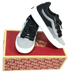 Vans Comfycush CVX-2 Tech Pack Black Gray Sneakers Shoes Men 5 Women 6.5