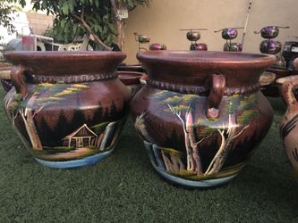 Clay pots