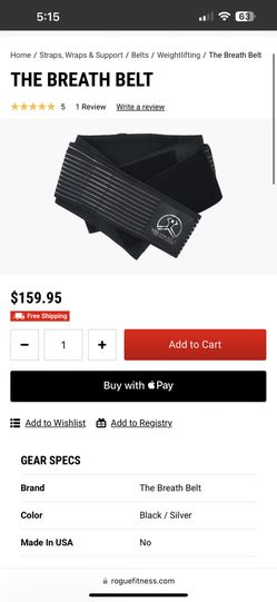 Kabuki Strength Breath Belt