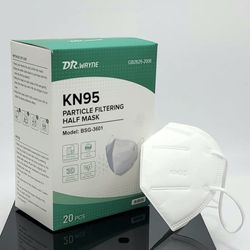 Dr Wayne KN95 Protective Face Masks BFE 99% Disposable 1 box / 20 Masks