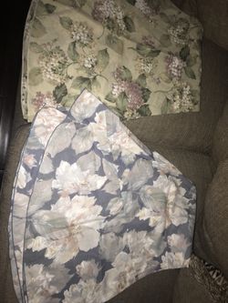 2 manteles para mesita redonda