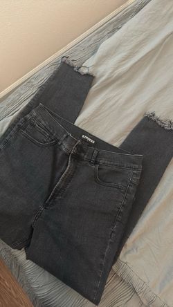 Express Skinny Jeans stretchy Size 10 Off Black 