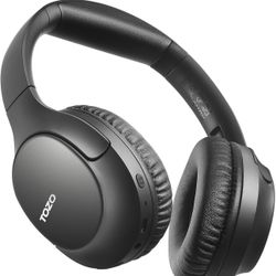 BRAND NEW Foldable Wireless Bluetooth 5.4 Over Ear Headphones with 70H Playback, Deep Bass Stereo Sound, Customizable EQ via Button & App