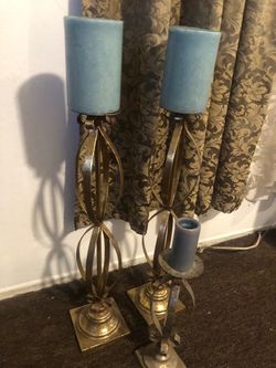 Pair of candles holders 24 inches tall