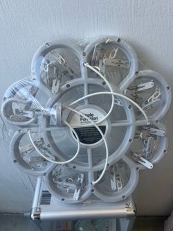 24 clip clothing hanger