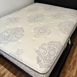 Queen MALM Bed Frame with Storage (+ Free Mattress)