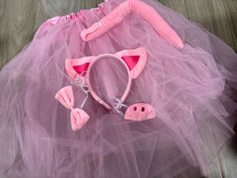 Pig Piggy Girls Pink Tutu Costume / Disfraz de Cerdo Niña