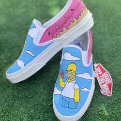 Custom Simpsons Vans