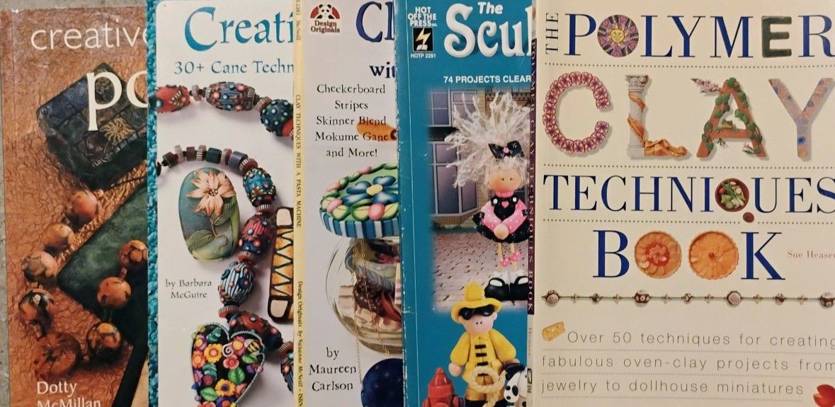 5 Books On Polymer Clay