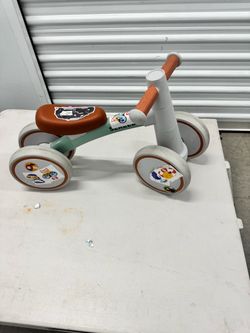 SEREED Baby Balance Bike 4-Wheel for 1 Year Old Boys Girls, Toddler First Bike