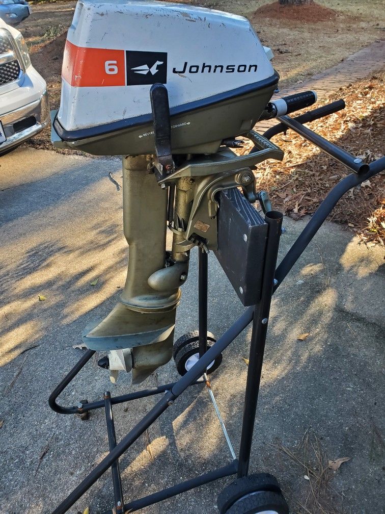 6 HP Johnson Outboard Motor