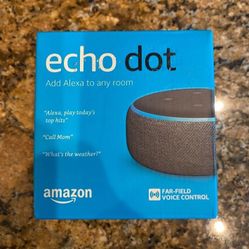 New Sealed Box Amazon Echo Dot 3rd Generation  $25
