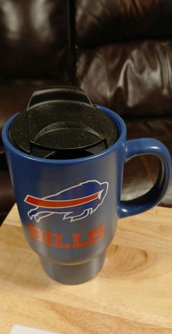 Bills ceramic Mug with a lid