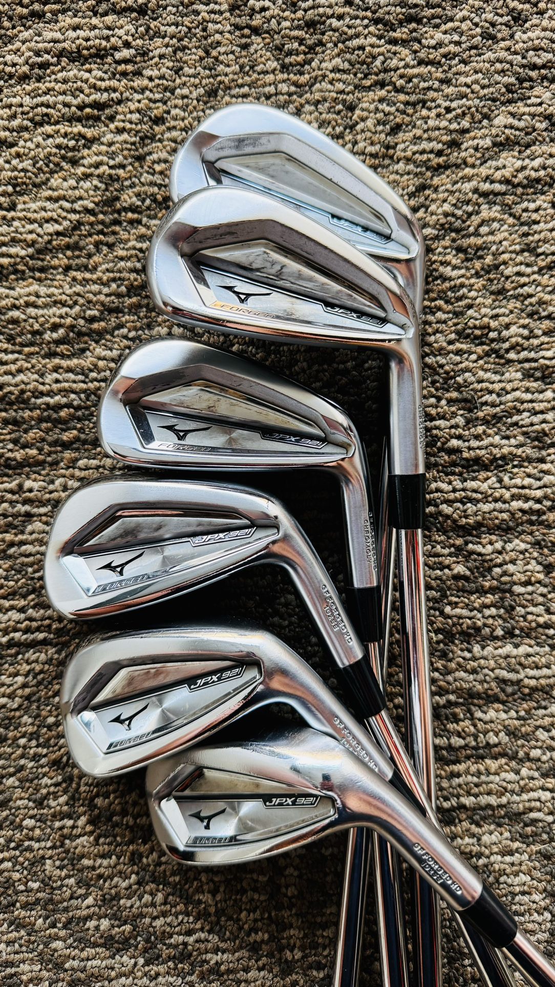 Mizuno JPX921 Forged 5-PW Modus 120 Tour Stiff Used for Sale in 